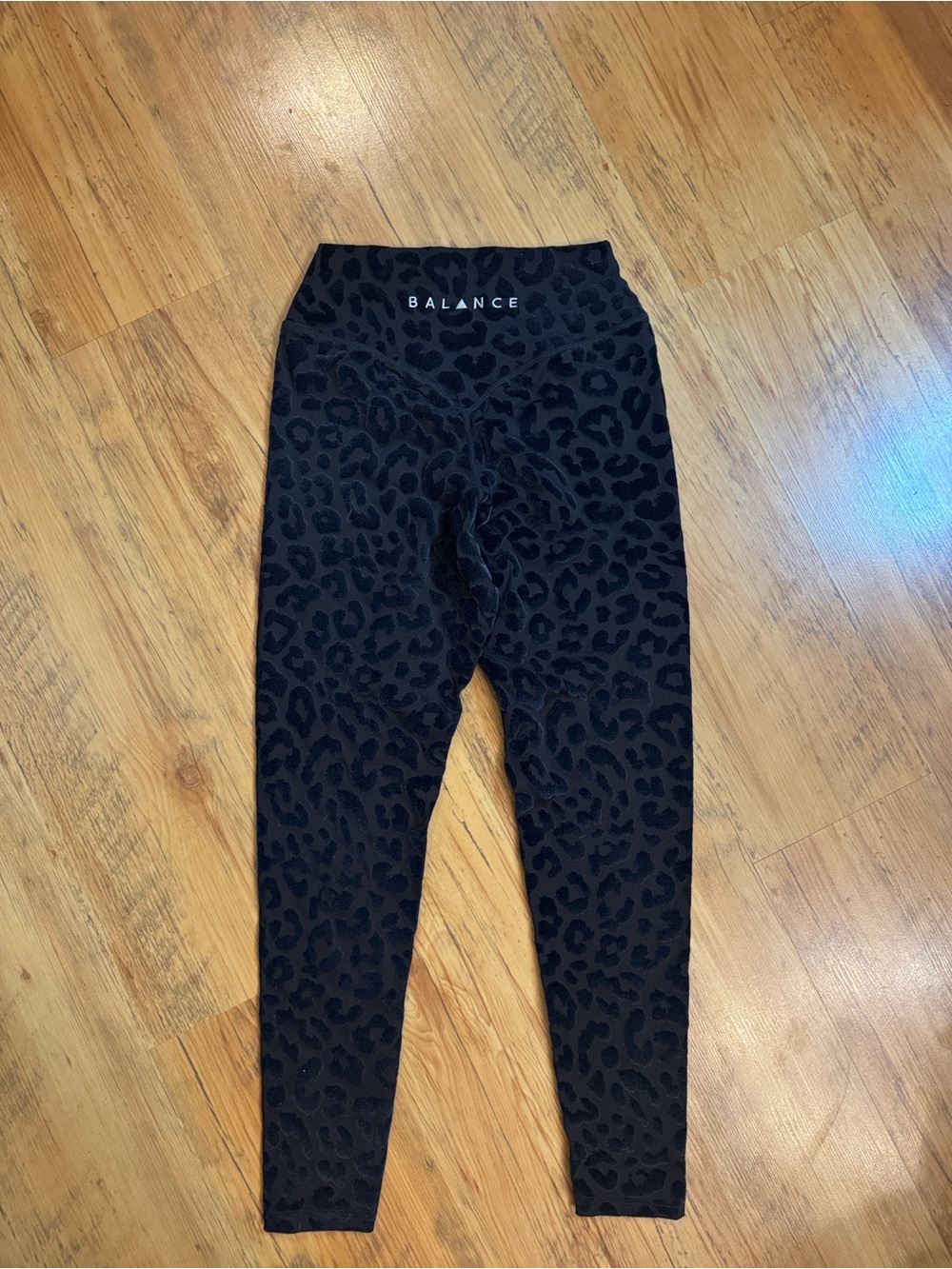 Balance Leggings Leopard Black Sz M